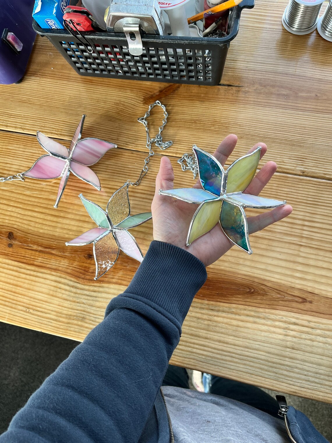 Stained Glass Spinners Etsy