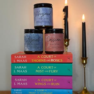 A Court Of Thorns and Roses Inspired Soy Wax Candles