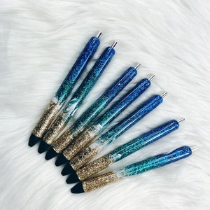Glitter Pens, Glitter Pen, Custom Pen, Personalized Pen, Refillable Pen, Gel Pen, Inkjoy, Pens, Beach Pens, Gift for Her