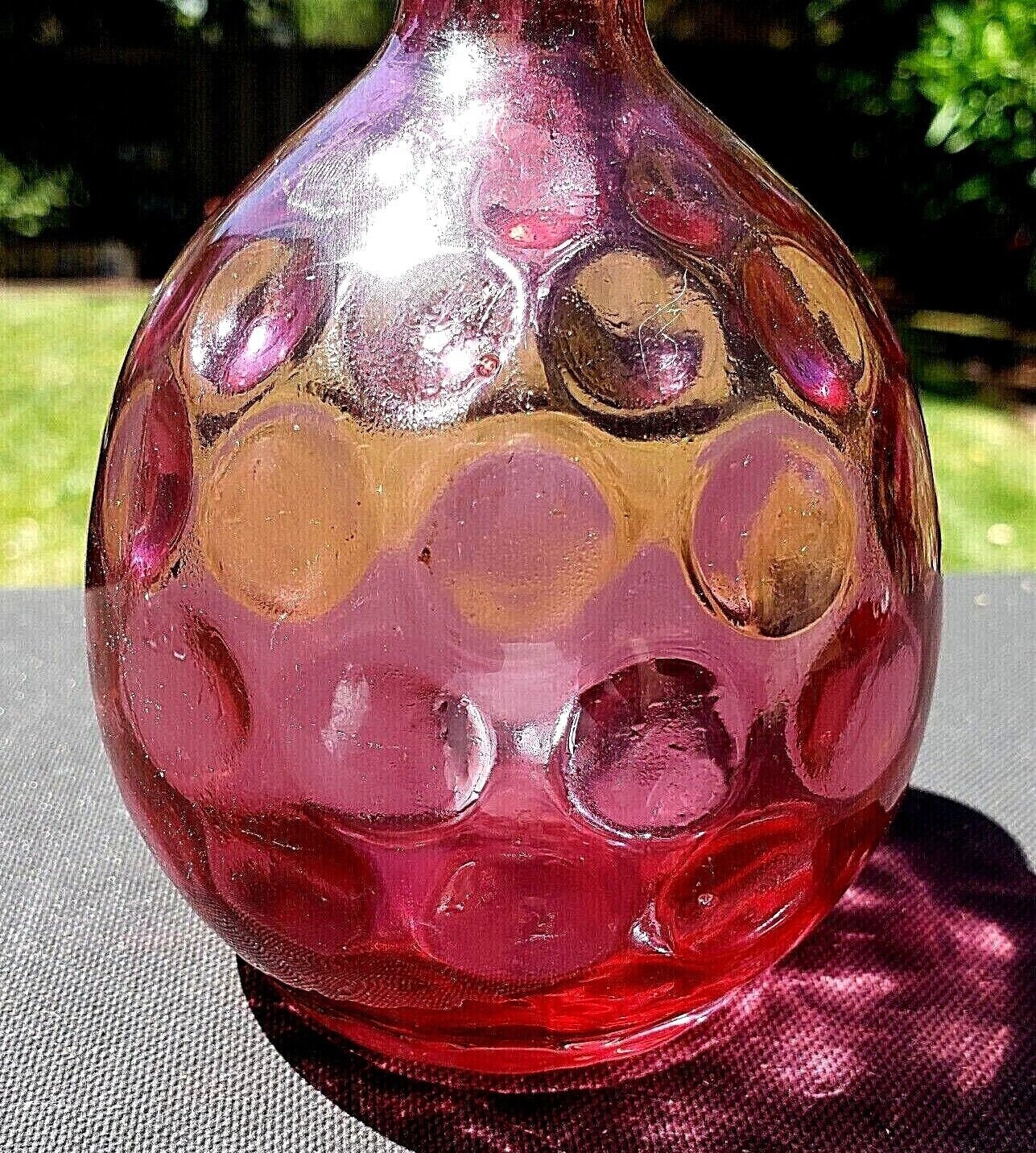 ヴィンテージ フェントン クランベリー コイン スポット / ドット