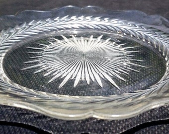 Crystal Sunburst Saucer