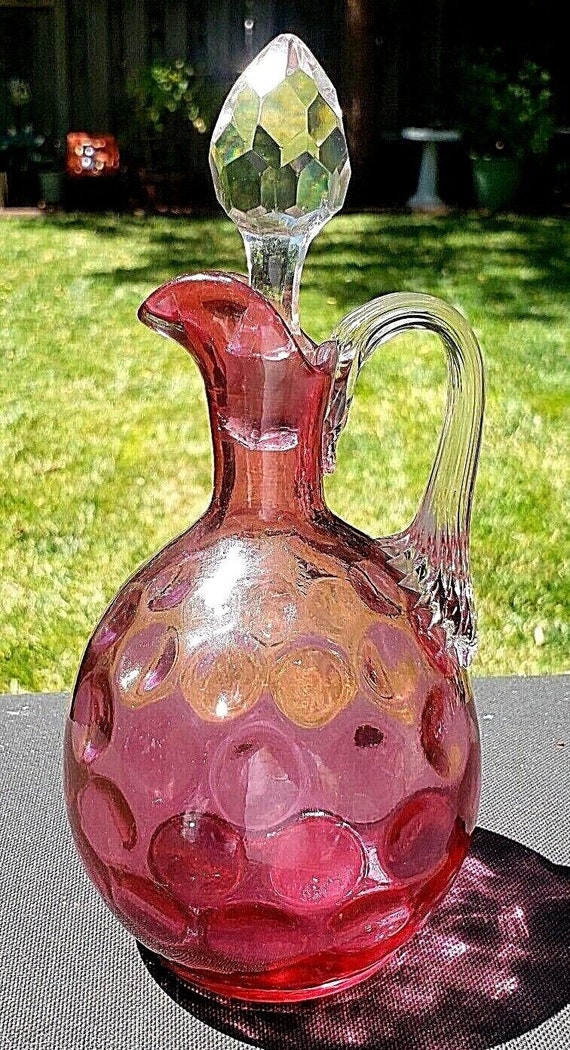 ヴィンテージ フェントン クランベリー コイン スポット / ドット