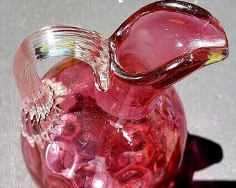 ヴィンテージ フェントン クランベリー コイン スポット / ドット