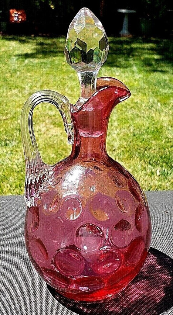 ヴィンテージ フェントン クランベリー コイン スポット / ドット