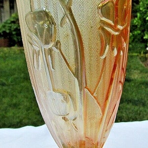 Vintage Iridescent Carnival Iris & Herringbone 6&quot; Tumbler