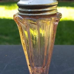 Vintage Pink Sierra &quot;Pinwheel&quot; Salt Shaker (Single)