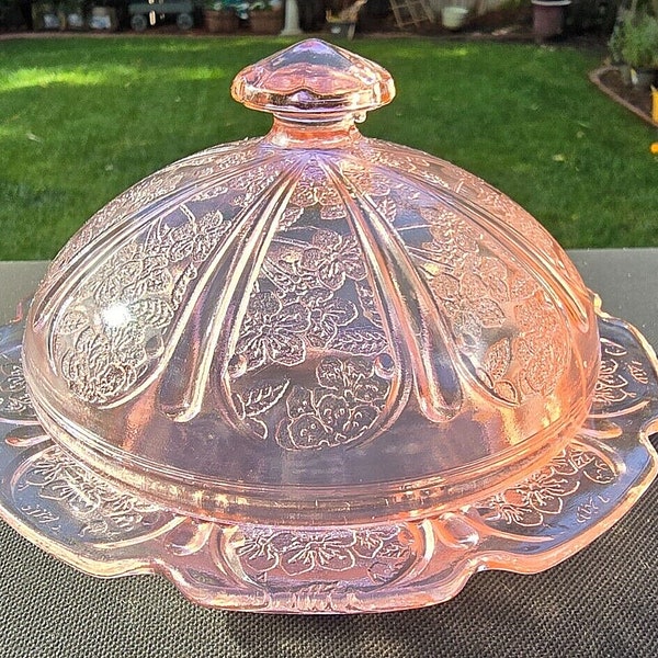 Vintage Butter Dish With Lid 1930's (As Found)