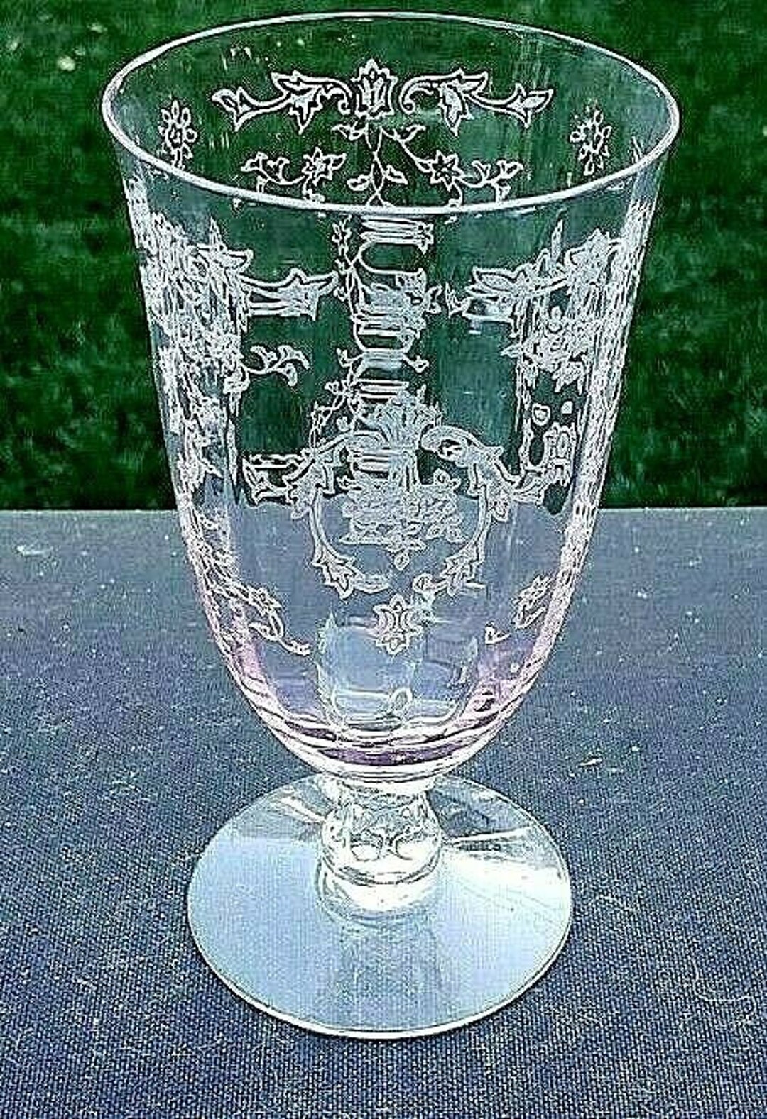 Vintage Pink Fostoria Navarre 11 Oz. Iced Tea 5 7/8 X 3 1/4 Etsy