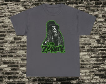 Zombie - GRÜN - Unisex Schweres Baumwoll T-Shirt - Größen Sm-5X