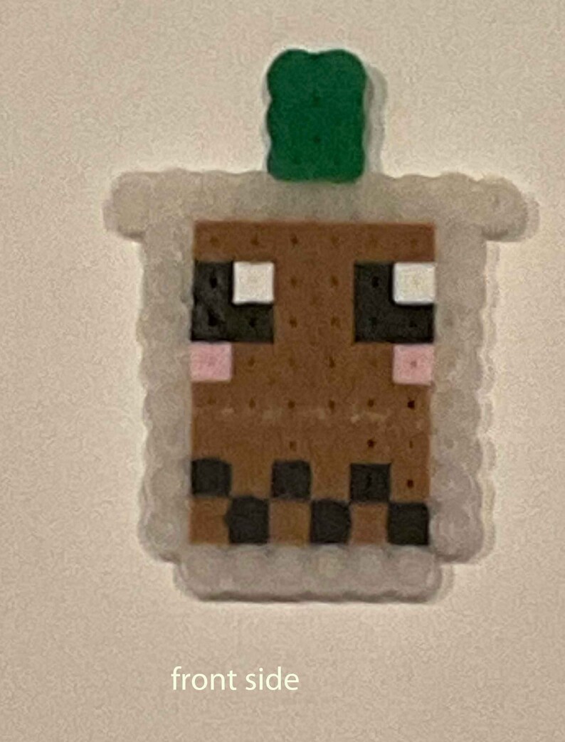Boba Tea Perler Bead Boba Tea Perler Bead Art Etsy UK