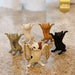 Set of 5 Cute Cat Holder For Desk Decor, Earring Accessories Hold Cats, Cute Dancing Figure Desks Decoration, Gift For Cat Lovers Dance 