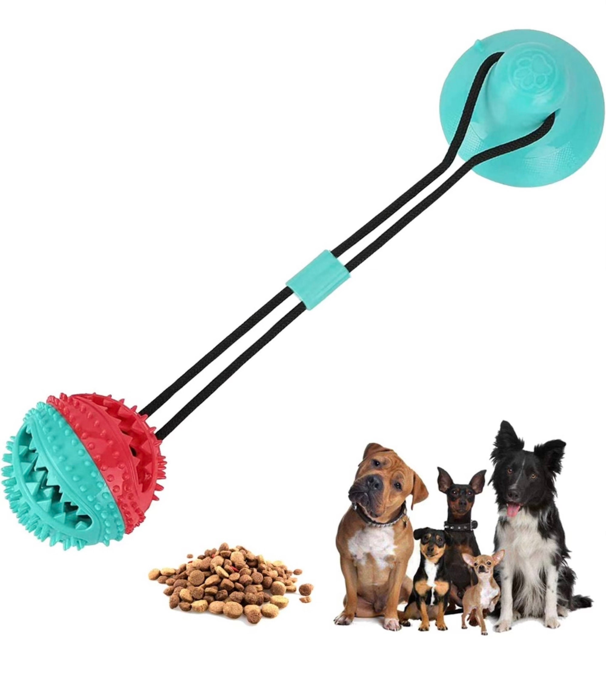 Juguetes para perros para masticadores agresivos, juguetes interactivos  para perros de tira y afloja, juguetes estimulantes mentales para perros