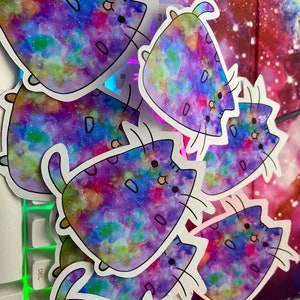 Galaxy Kitty Sticker | Decal Sticker for laptop, bottle, etc | Cute Kitty Sticker