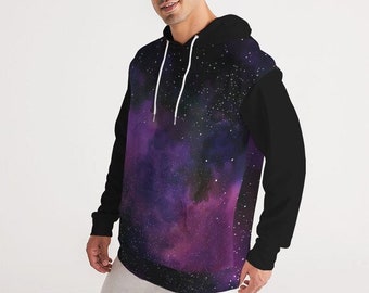 Galaxy Hoodie Men Space Hoodie Etsy