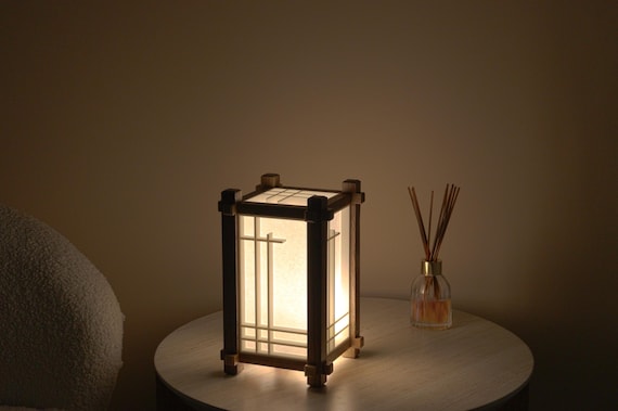 Shoji Lamp, Japanese Style, Minimal Light - Etsy