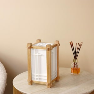 Lampe Shoji, style japonais, lumière minimale