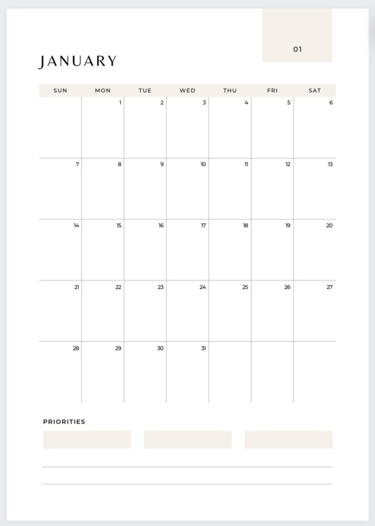 2024 Planner Printable - Etsy