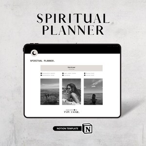 Notion Template Spiritual Planner, Notion Planner, Notion Dashboard, Manifestation Planner, Dream Journal, Shadow Work