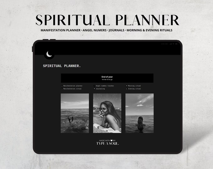 Notion Template Life Planner, All in One Notion Dark Mode, Notion ...