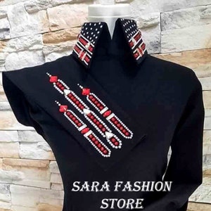 Retro Shirts . Western women show shirt Western Pleasure Show Shirt & Women Rail Shirt, Western custom Rodeo Queen Show Shirt , Showmanship