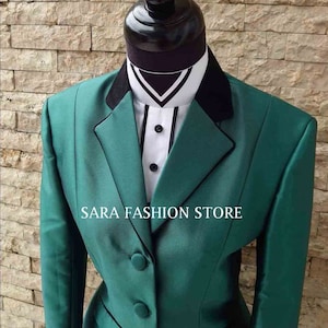 Women&#39;s Vintage Equestrian Authentic Hunt Coat for English Horse Showing, Jumping, Hunting, Riding, Hunting Jacket Ladies Reiter