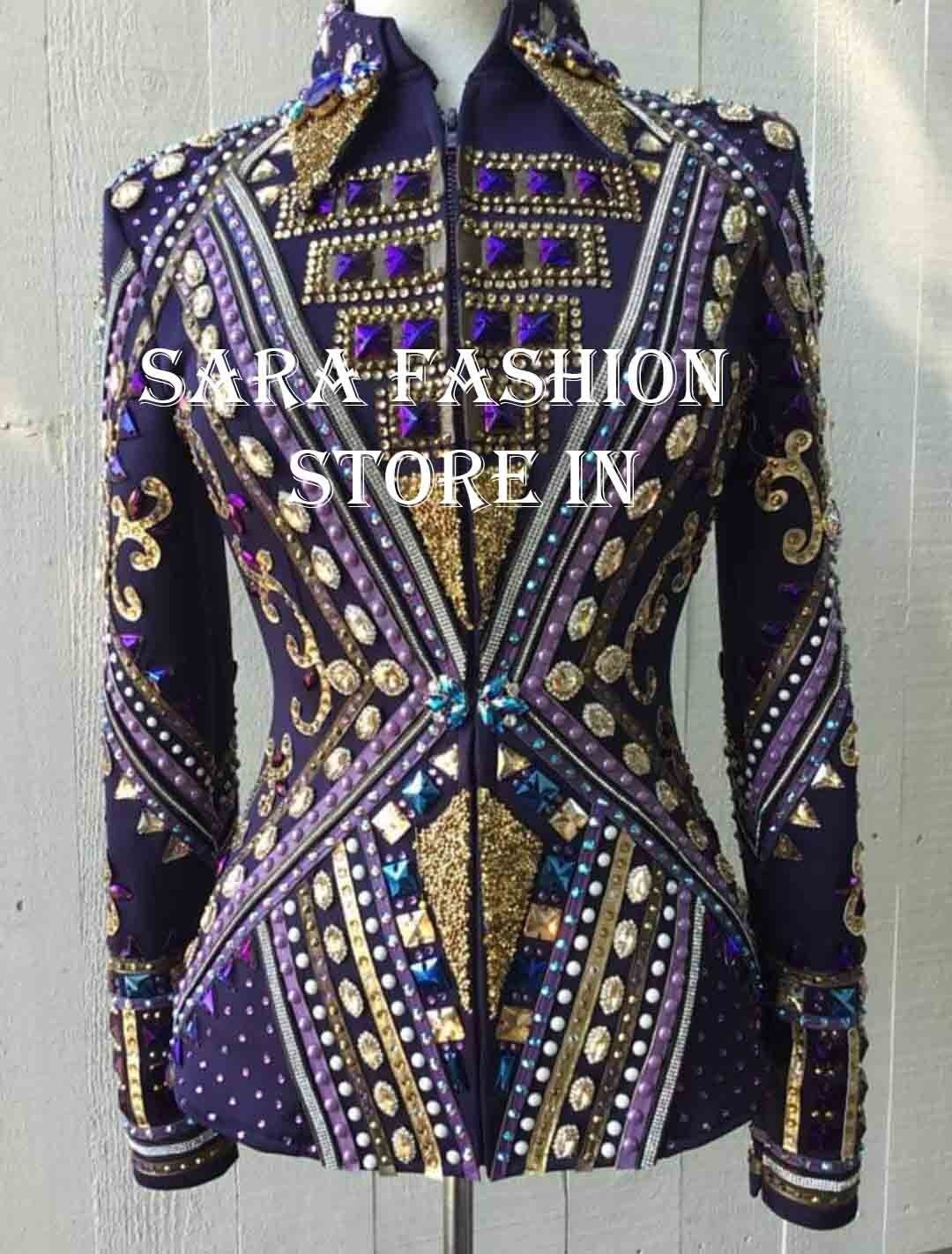 Western Custom Rodeo Queen Showmanship Jacket.western Pleasure Horse ...