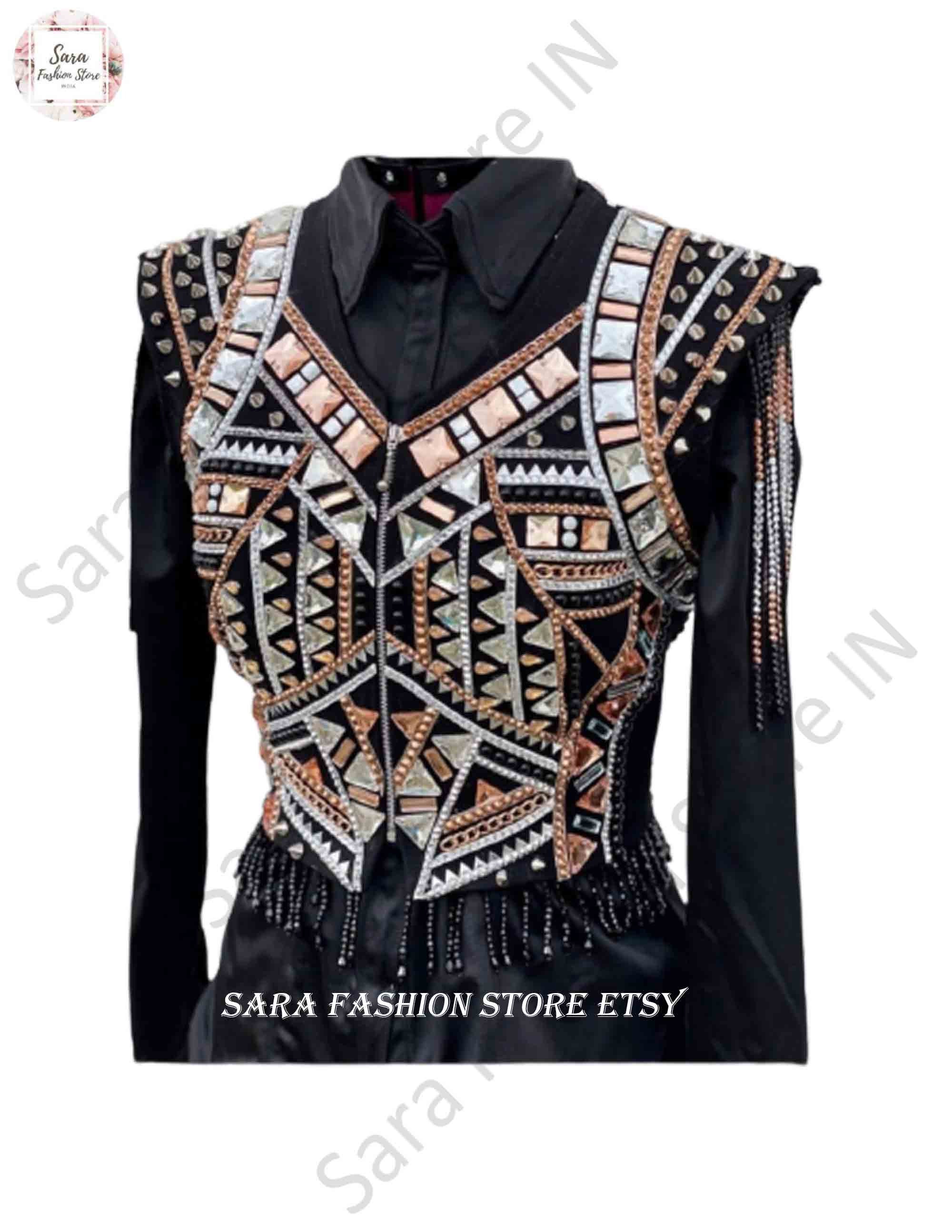 Boléro Avec Chemise Intégrée Pour équitation Western - LUX SHOW APPAREL - Neuf