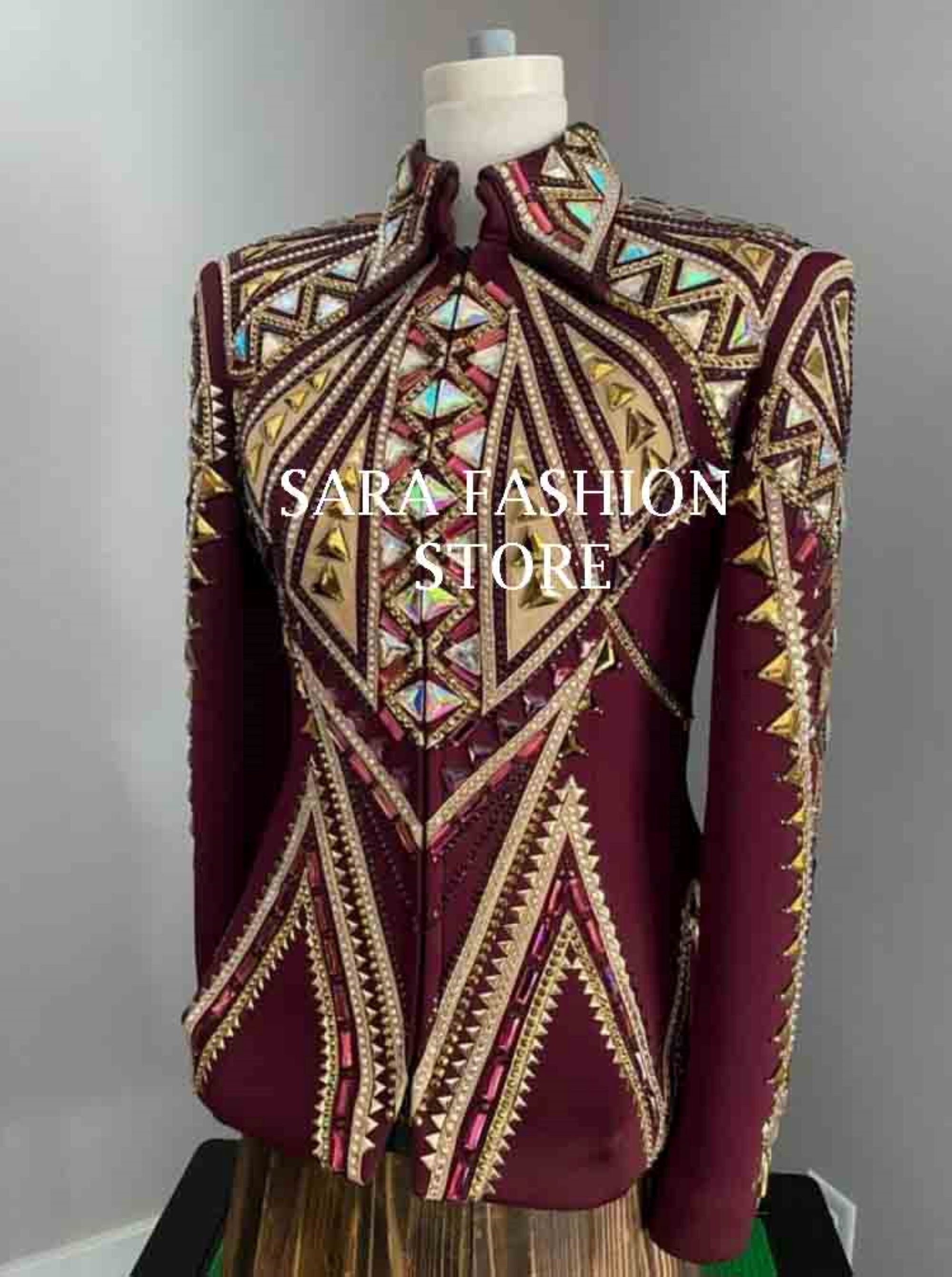 Gilet De Spectacle Western Pour Femme – Rodeo Queen Showmanship, Rose, Sur-mesure