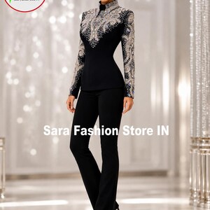Women's Western Show Jacket: Crystal Rhinestone Equestrian Competition Top image 3