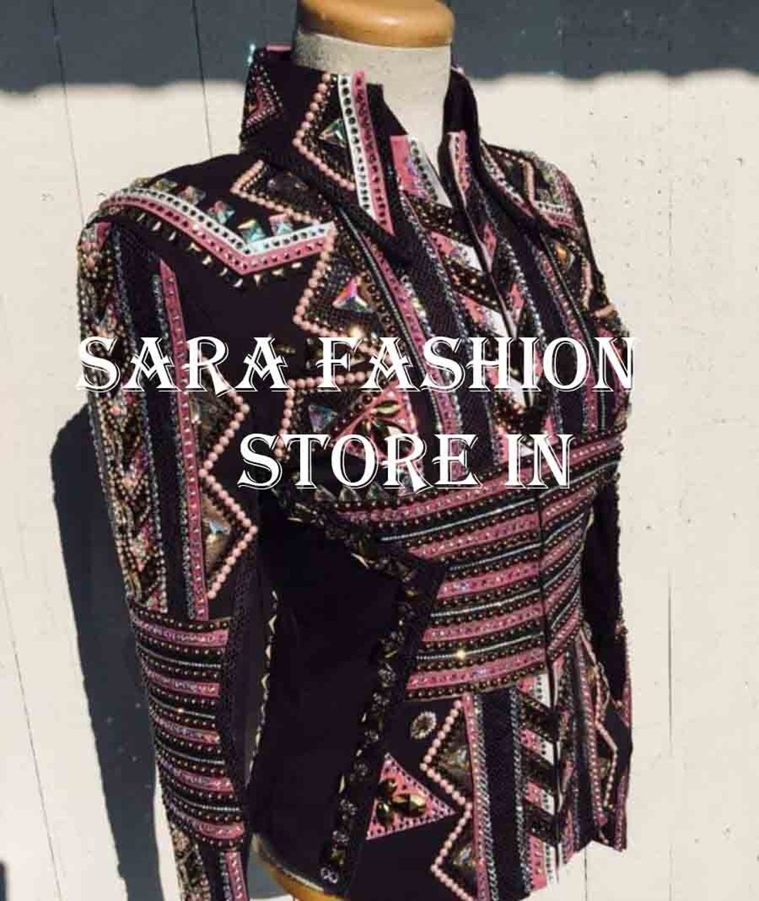 Western Custom Rodeo Queen Showmanship Jacket.western Pleasure Horse ...