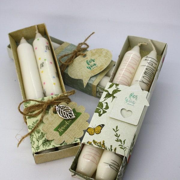 Kerzenbox Kerzenschachtel Geschenkbox für Kerzen Plotterdatei Schneideplotter auch geeignet für den Cricut Joy