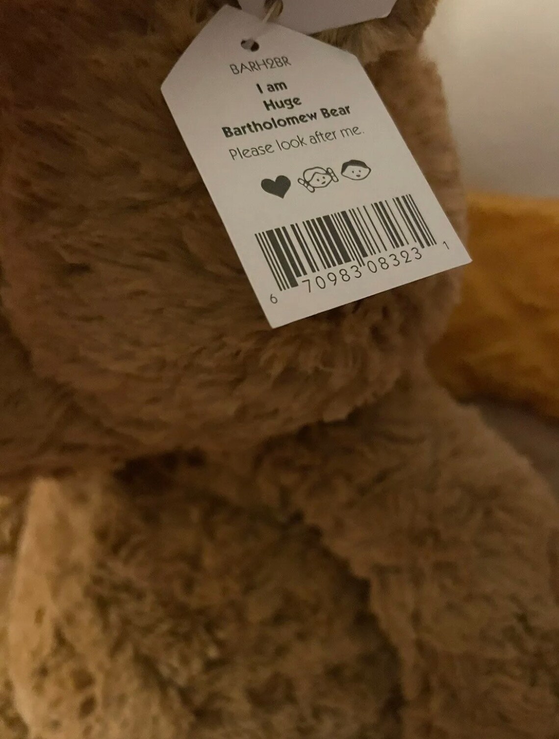 NWT Jellycat Bartholomew Bear 19 Inches Huge Brand New Etsy