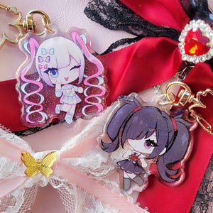 Needy Streamer Overload - 2 Inch Keychains of Ame and Kangel