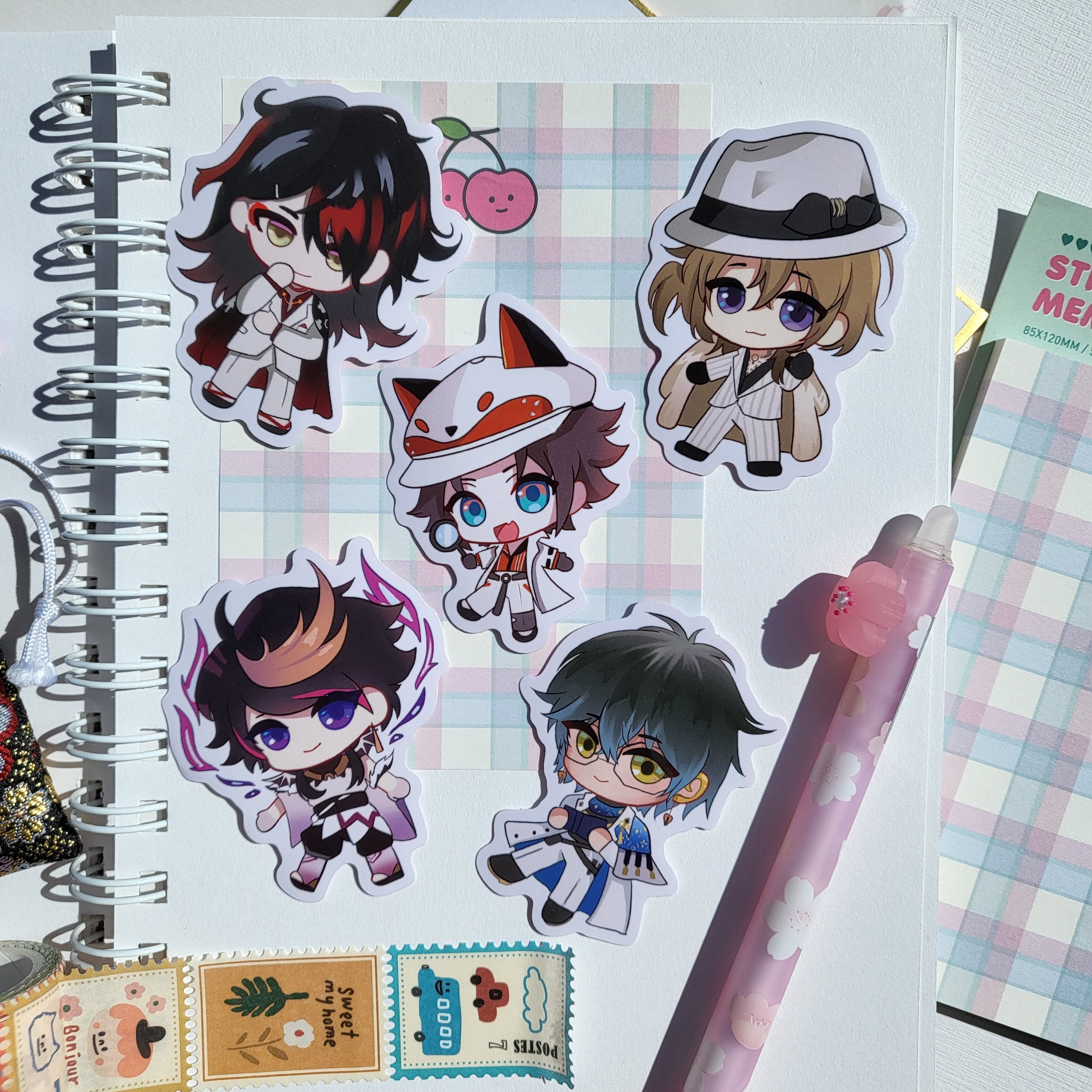 NIJISANJI En Luxiem Stickers 2.5 Inch Vinyl Stickers of - Etsy