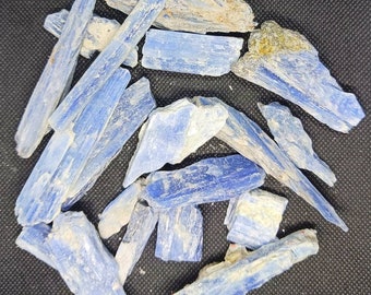 Cianita azul cruda 1/2 libras - cristal de cianita azul - piedra de cianita áspera