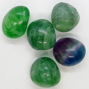 Fluorite crystal tumble Large green rainbow fluorite tumble polished fluorite stone natural green fluorite tumble polished fluorite stone