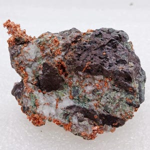 Inheems koper met chrysocolla ruw koper klein natuurlijk exemplaar van Michigan-koper natuurlijk kopergoudklompje voor het helen van kopermineraal