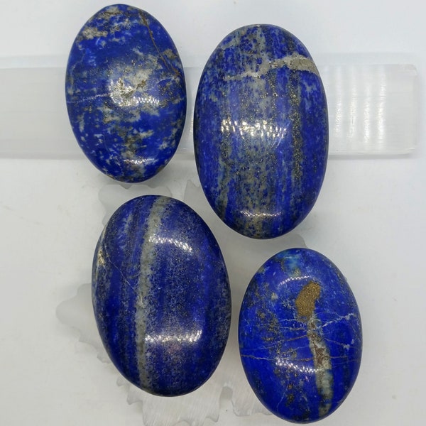 Lapis lazuli palm stone lapiz lazuli crystal palm blue crystal palm stone polished lapis lazuli stone high quality Lapis lazuli crystal ston