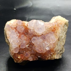 Spirit quartz crystal cluster lilac Spirit quartz stone natural sparkling spiritual quartz purple Cactus quartz cluster raw