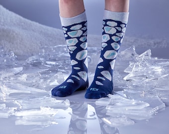 Global Warming Sock, Climate Change Socks, Socks for Cause, Gift for Him, Gift for Her, Climate Aware, Made in USA, Climate Warming Socks