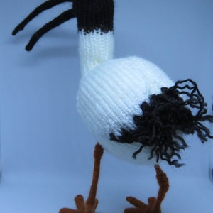 Ibis handmade knit bird