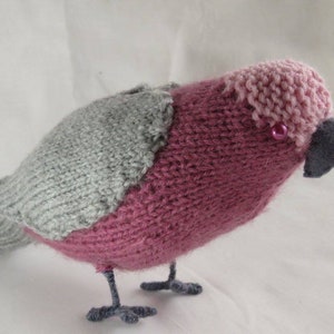 Knitted Galah bird