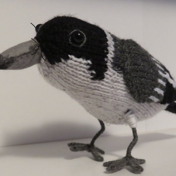 Gestrickter Australischer Metzger Vogel