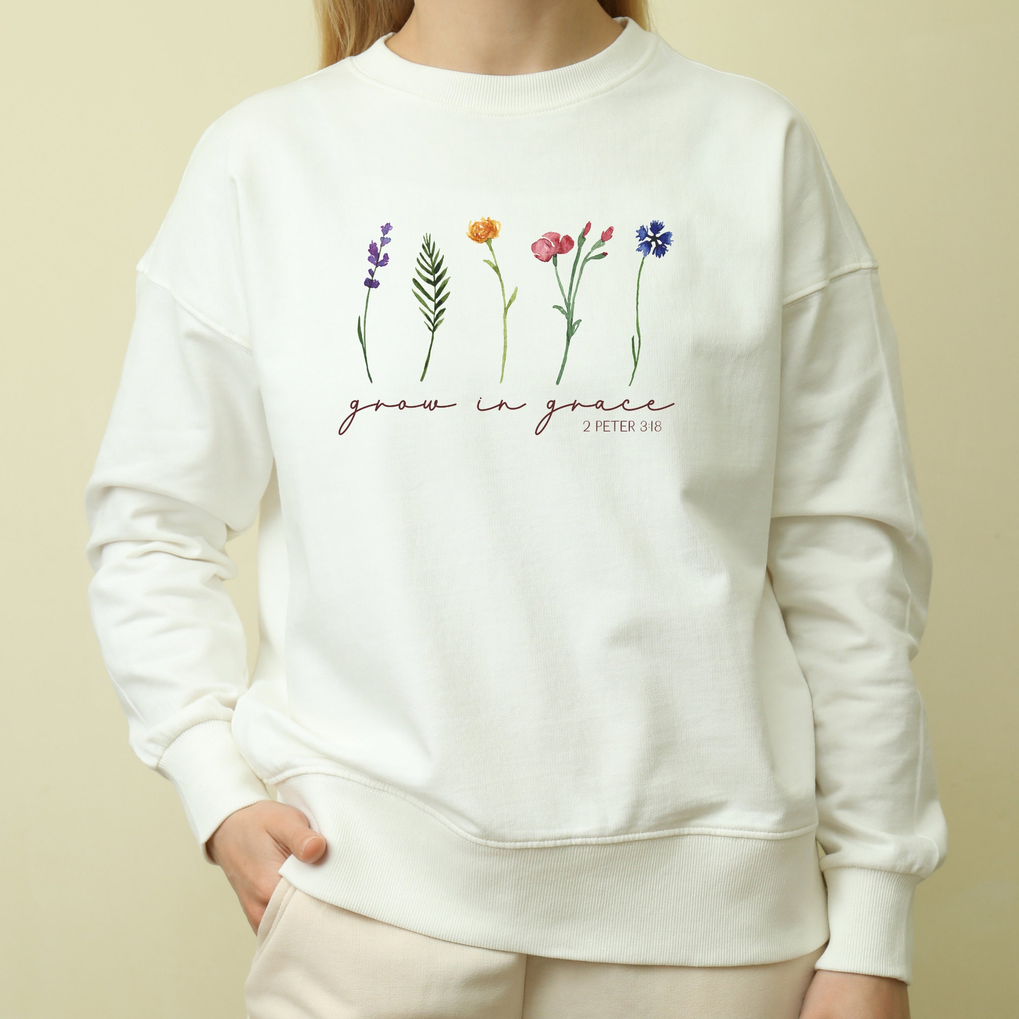 Grow in Grace Svg for Shirts Svg Files for Cricut Women Svg - Etsy Canada