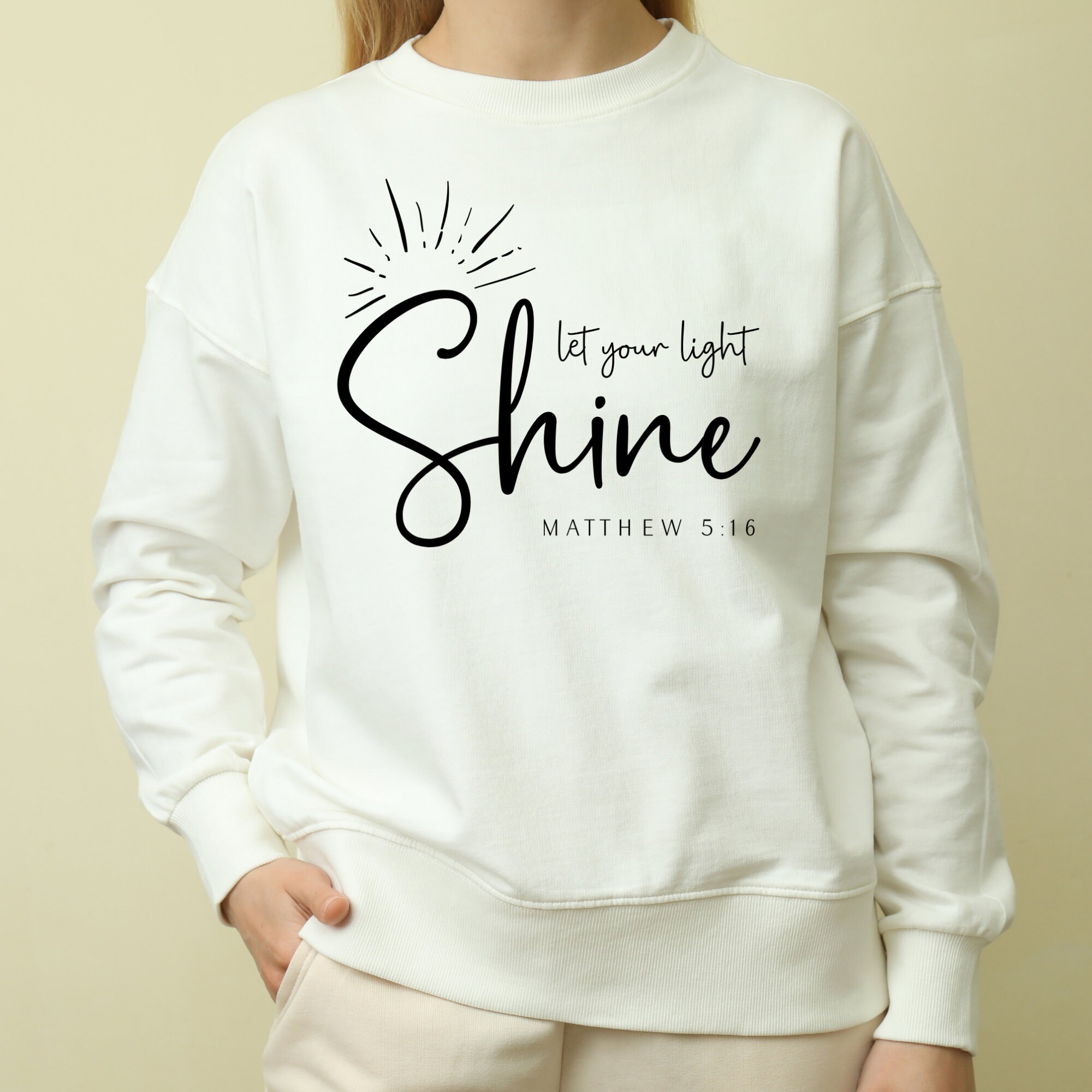 Let Your Light Shine Bible Verse Png SVG Files for Cricut - Etsy