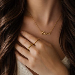 18K Gold Plated Sterling Silver Pyramid Ring: Stackable, Waterproof, Tarnish Resistant Jewelry