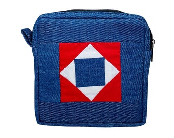 Debonair Denim Eye Mask cases, Pouch Bag, Soft Glasses Case, Handmade Glass Case, Gift for her, gift for him