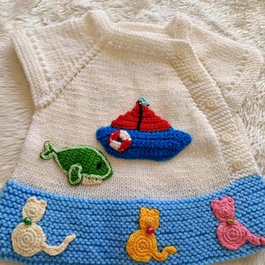 Handmade Crochet Baby Outfit: Animal & Boat Designs