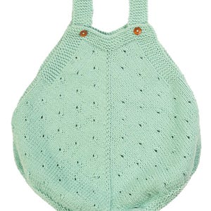 Ensemble confortable en tricot pour bébé, cadeau idéal pour les nouveaux parents, salopette en crochet douce pour bébé, idéale pour les nouveau-nés, barboteuse en tricot fait main