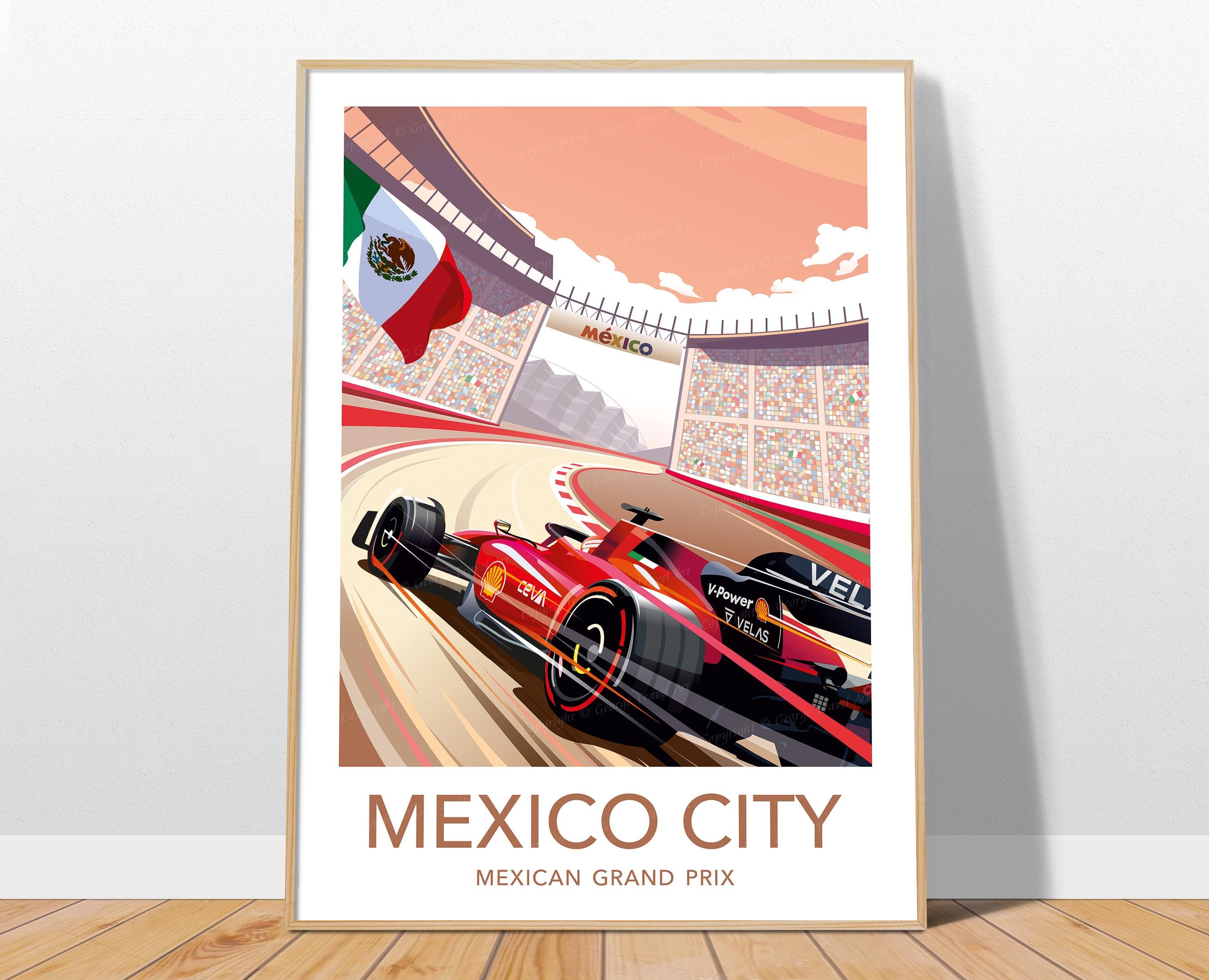 F1　フェラーリ　大判ポスター フェラーリ F1 カーポスター: フォーミュラワン レーシング アート